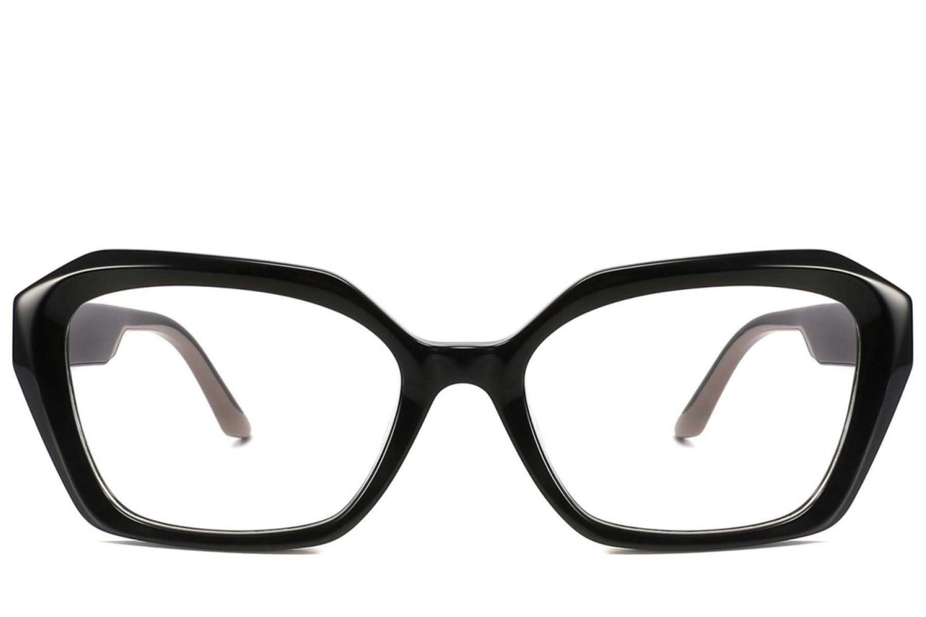 Butterfly Black Acetate Glasses #BS2425-1915