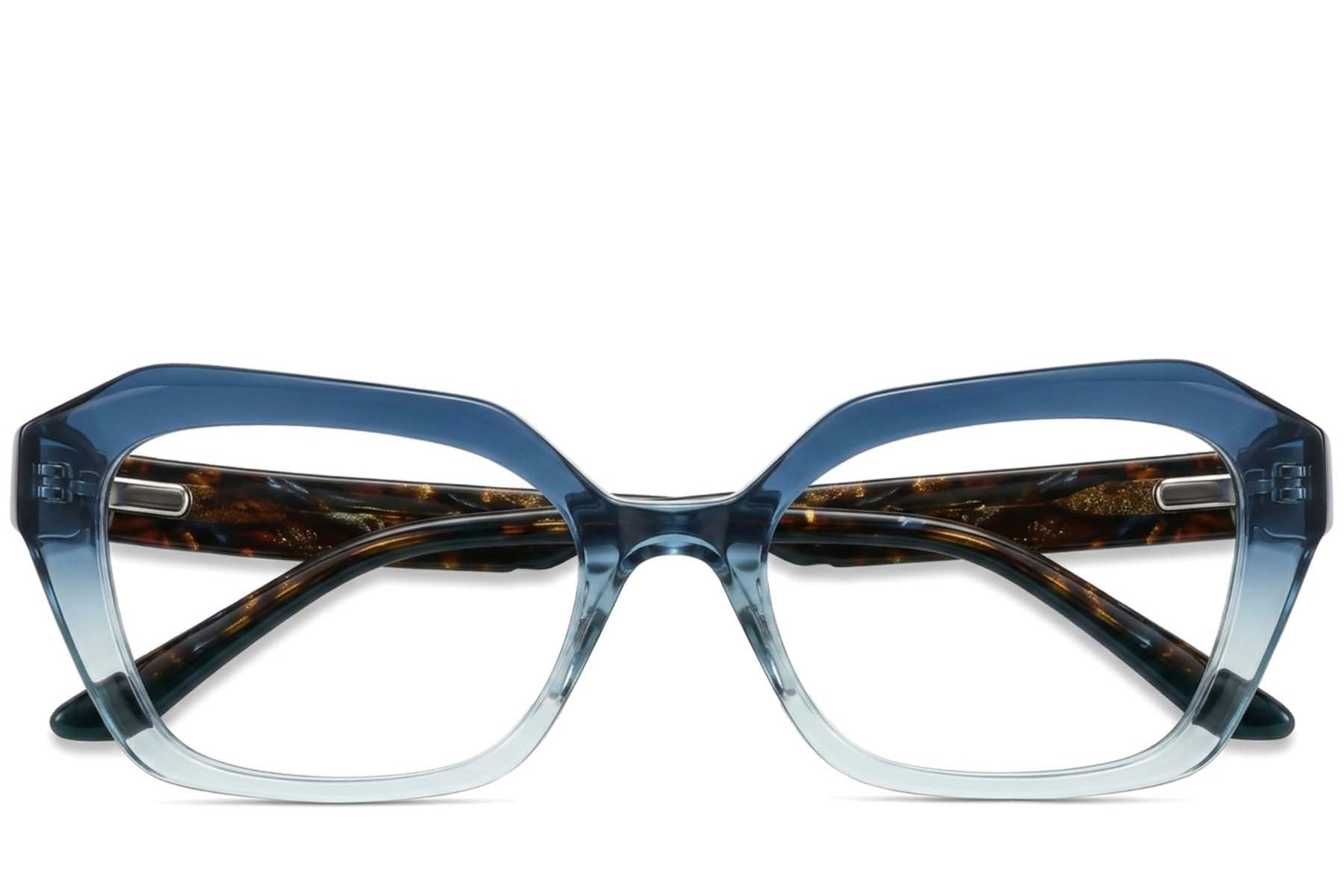 Lunettes en acétate bleu papillon #BS2425-1917