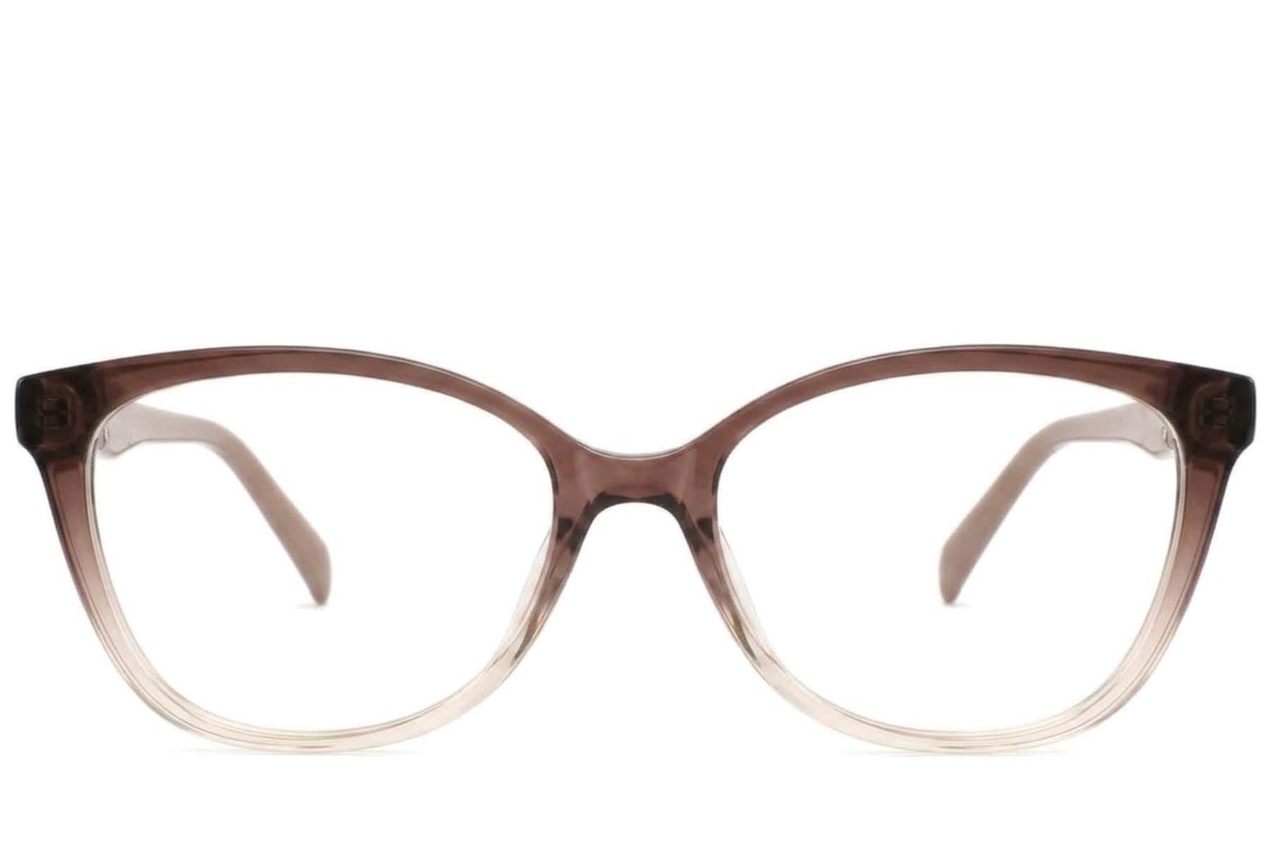 Schmetterlingsbraune Acetatgläser #BS2425-1921