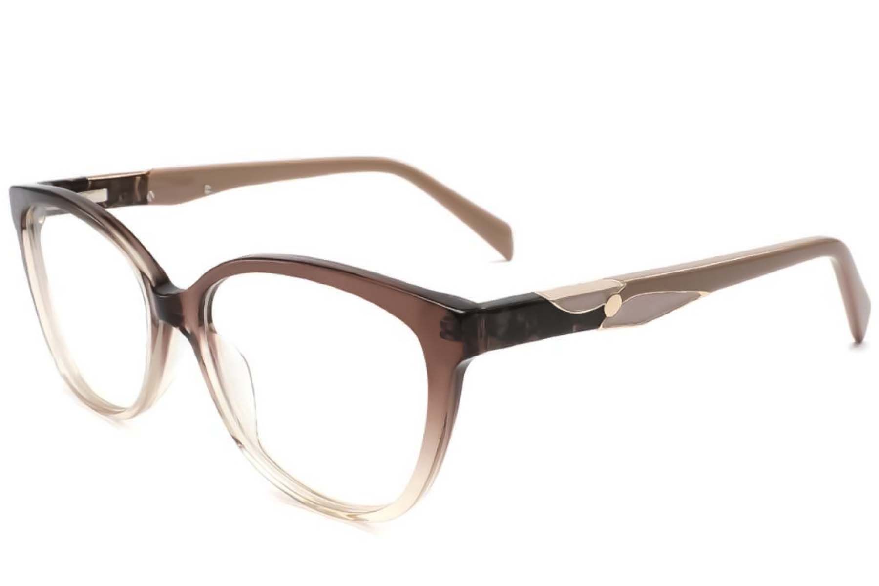 Schmetterlingsbraune Acetatgläser #BS2425-1921