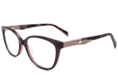 Lunettes papillon en acétate rouge #BS2425-1923