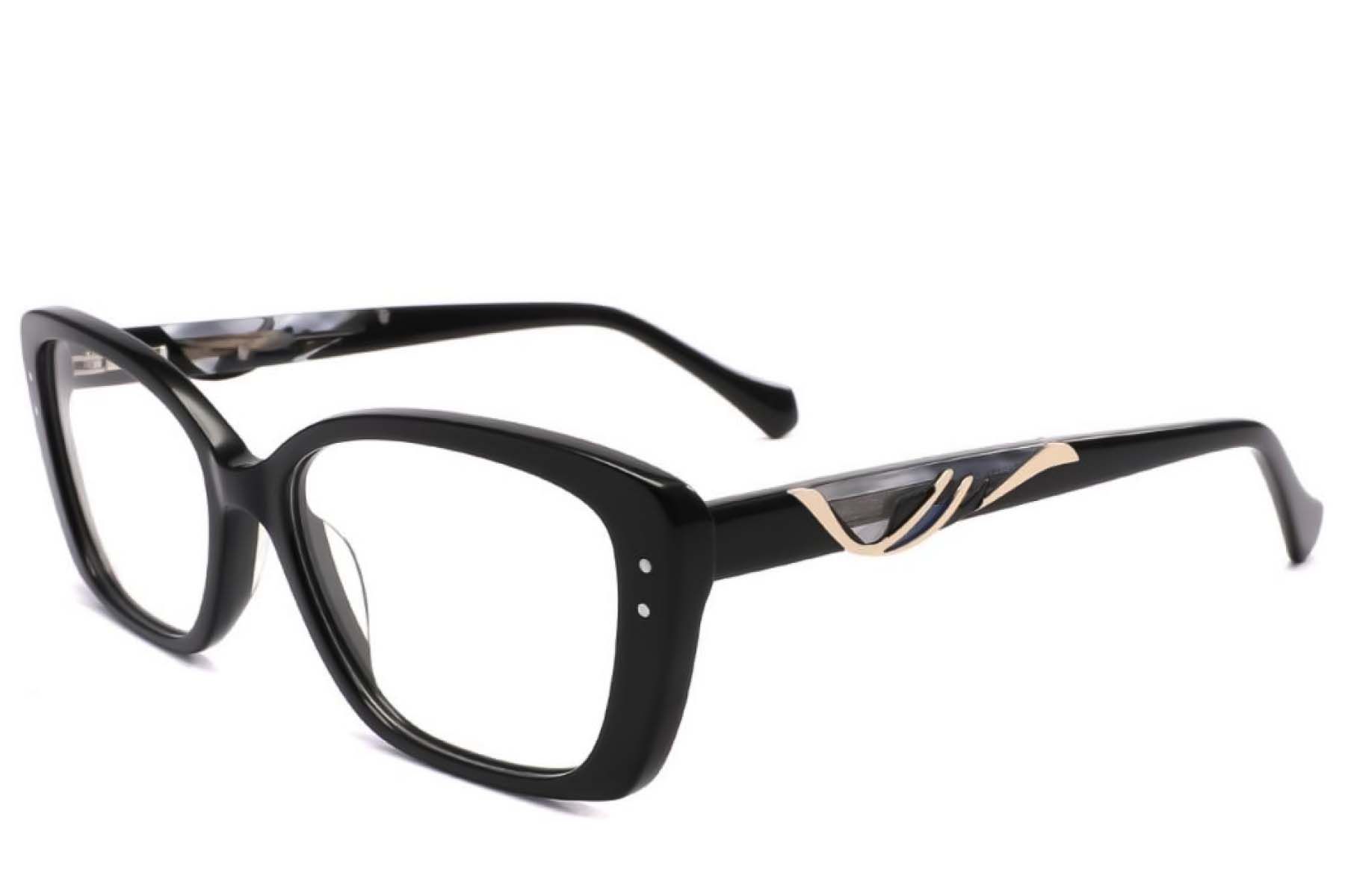 Butterfly Black Acetate Glasses #BS2425-1925