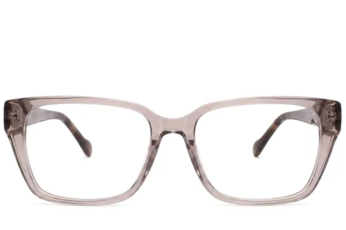 Lunettes rectangulaires en acétate brun #BS2425-1929