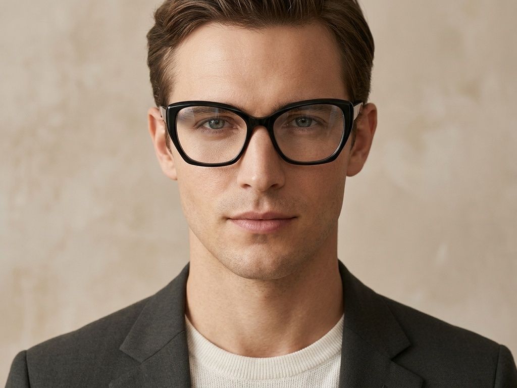 Butterfly Black Acetate Glasses #BS2425-1932