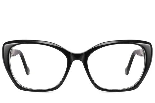 Lunettes papillon en acétate noir #BS2425-1932