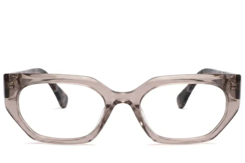 Lunettes géométriques en acétate brun #BS2425-1941
