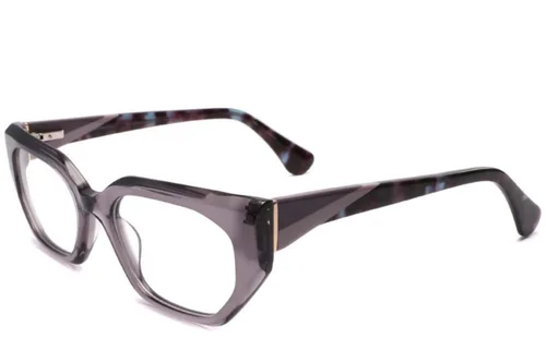 Lunettes géométriques en acétate gris #BS2425-1942