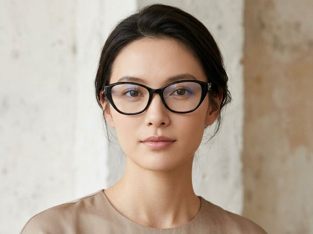 Butterfly Black Acetate Glasses #BS2425-1948