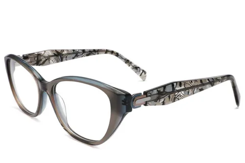 Lunettes papillon en acétate brun #BS2425-1951