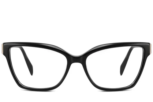Lunettes papillon en acétate noir #BS2425-1957