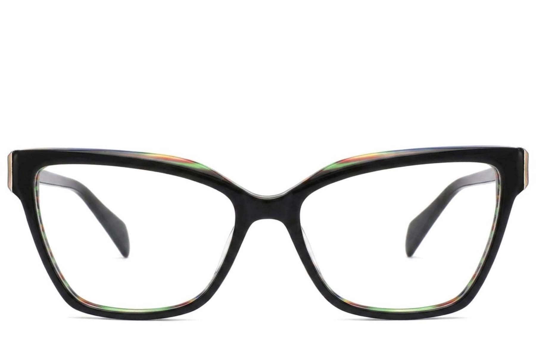 Butterfly Black Acetate Glasses #BS2425-1958
