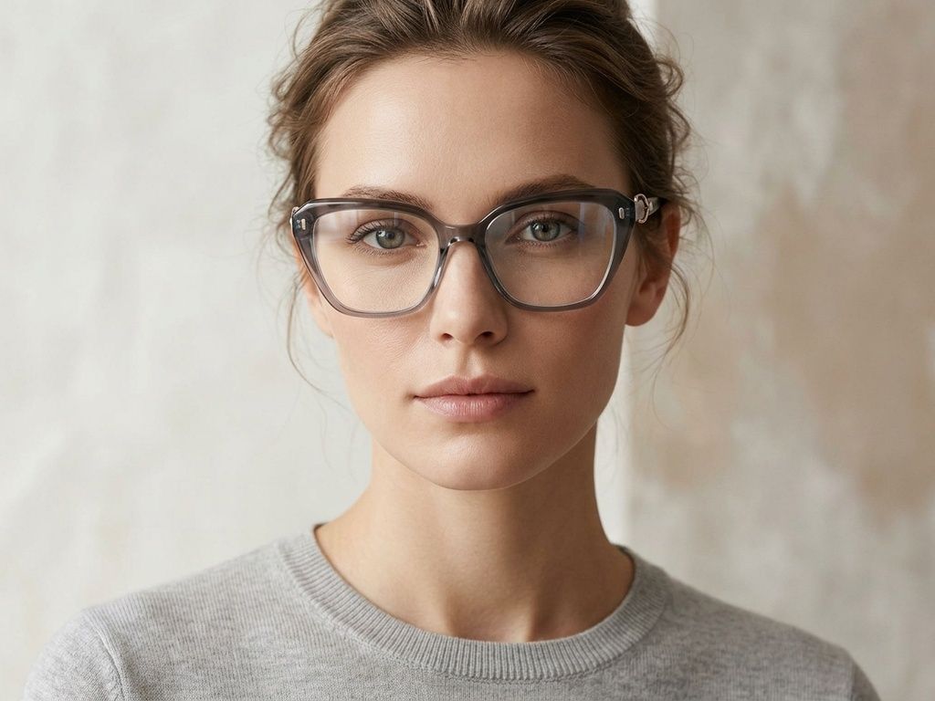Butterfly Grey Acetate Glasses #BS2425-1962