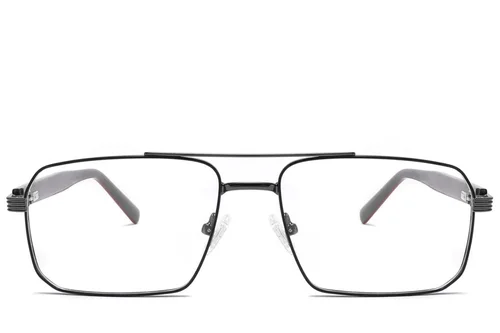 Lunettes aviateur en métal noir #BS2425-1977