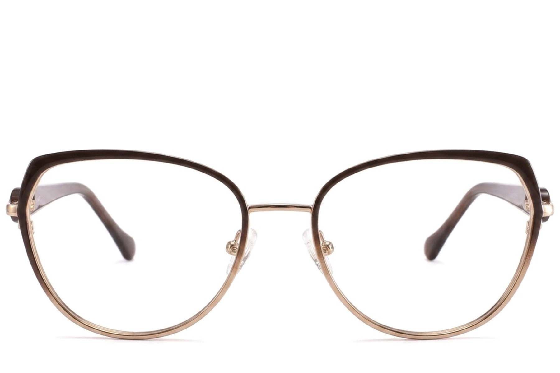 Butterfly Brown Metal Glasses #BS2425-1993