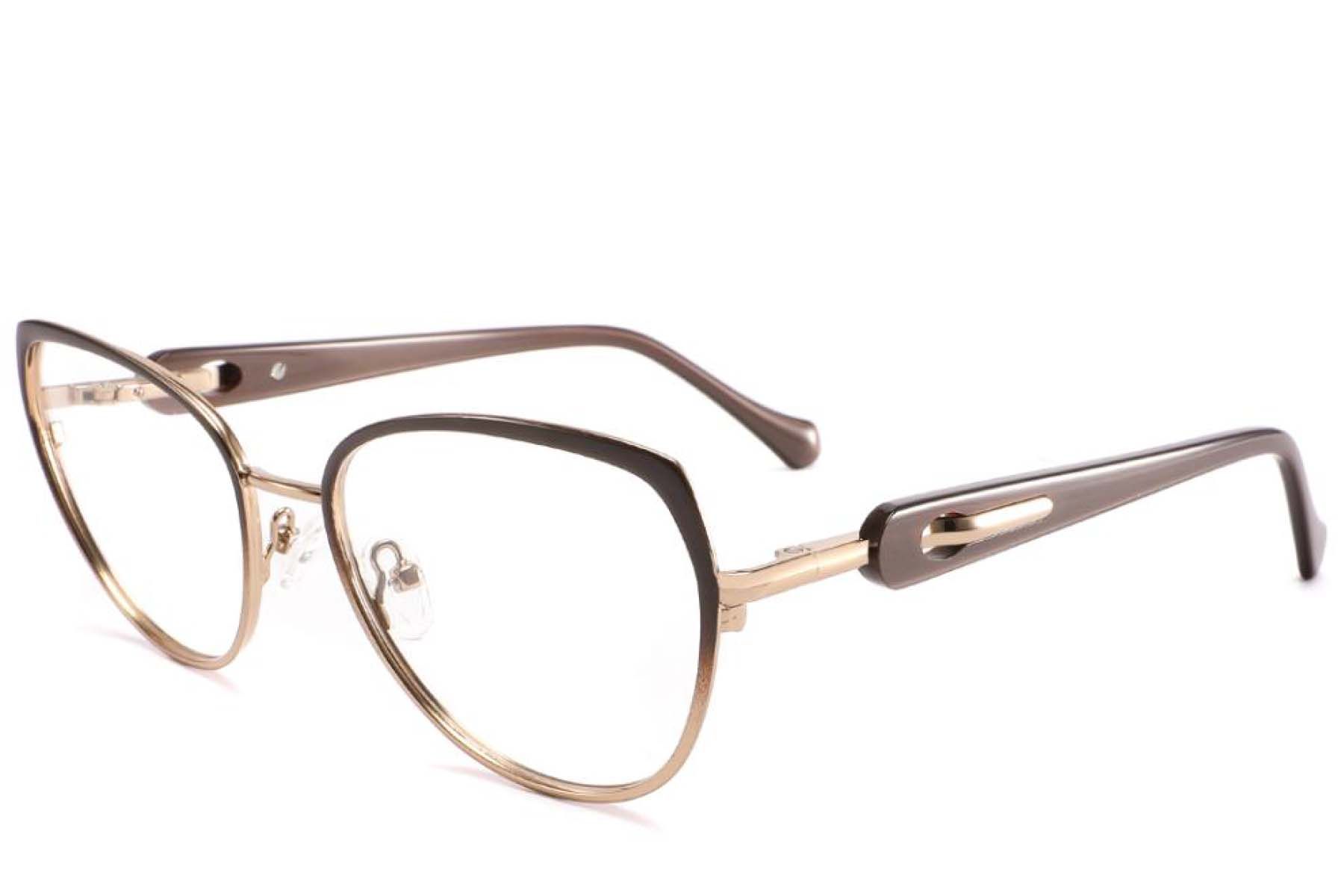 Butterfly Brown Metal Glasses #BS2425-1993