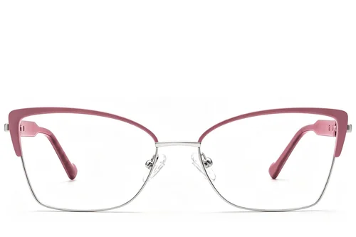 Lunettes papillon roses en métal #BS2425-1997