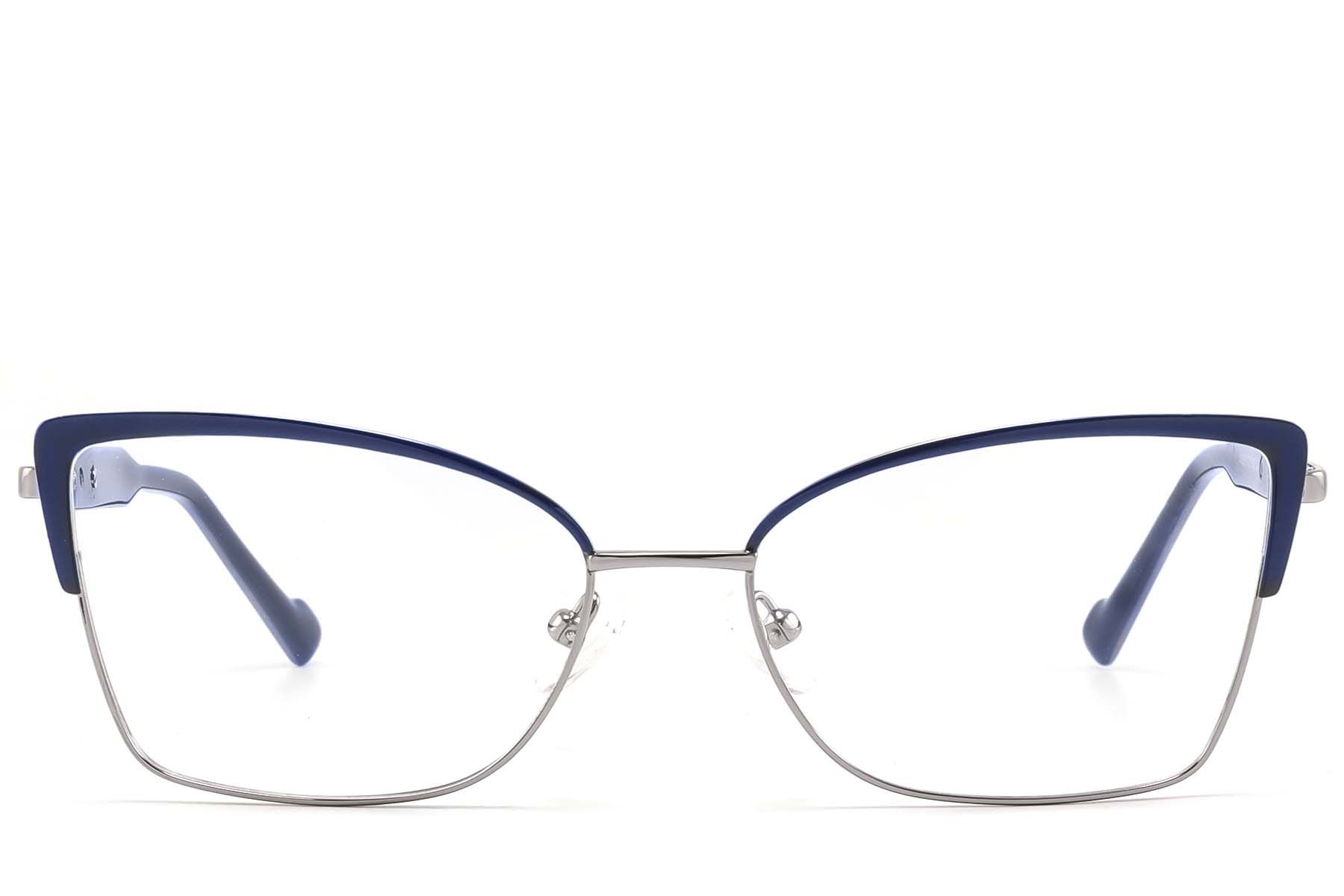 Butterfly Blue Metal Glasses #BS2425-1998