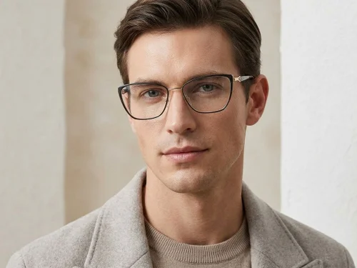Lunettes papillon en métal noir #BS2425-2002