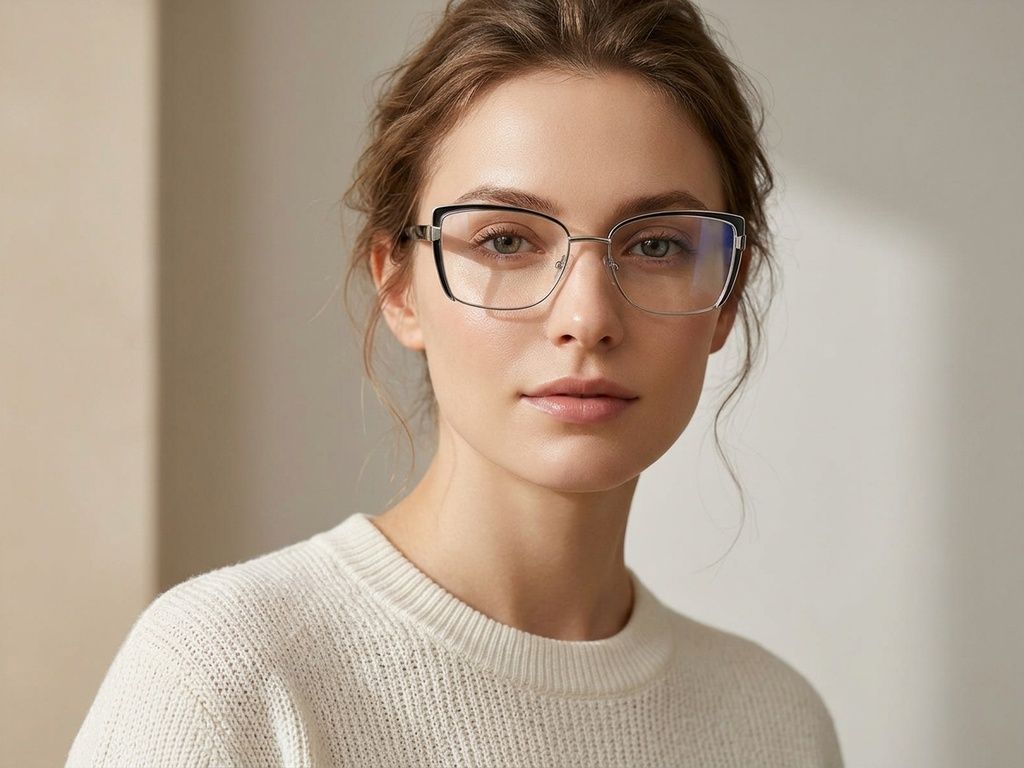 Butterfly Black Metal Glasses #BS2425-2006