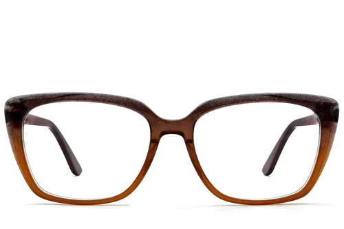 Lunettes en acétate brun papillon #BS2425-2010