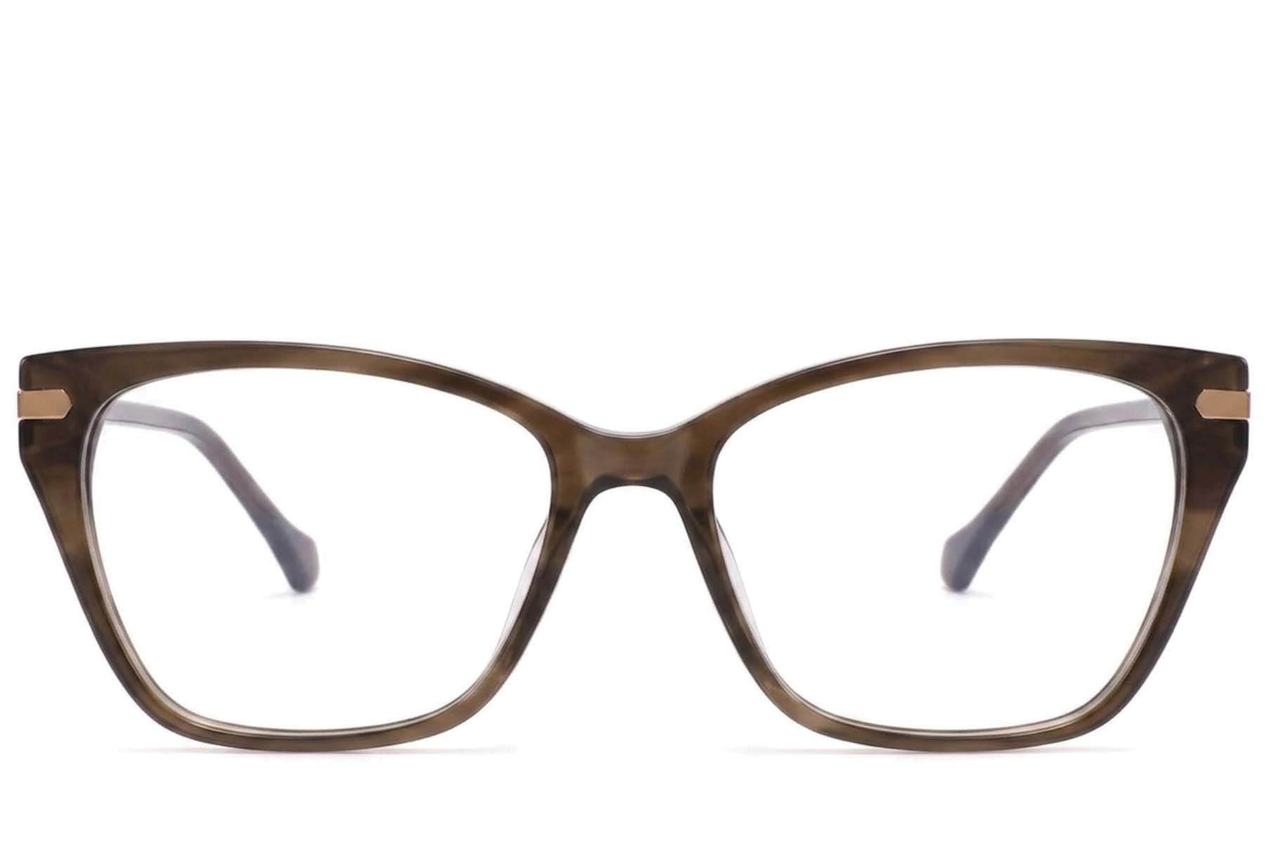 Lunettes en acétate brun papillon #BS2425-2011