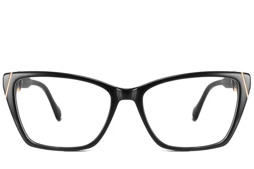Lunettes papillon en acétate noir #BS2425-2013