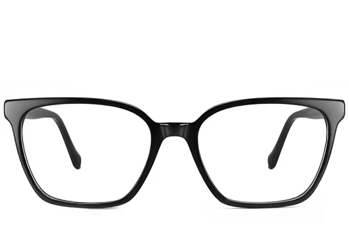 Lunettes papillon en acétate noir #BS2425-2017
