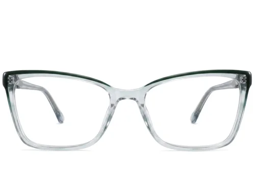 Verres en acétate vert papillon #BS2425-2018