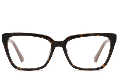 Lunettes rectangulaires en acétate écaille de tortue #BS2425-2019