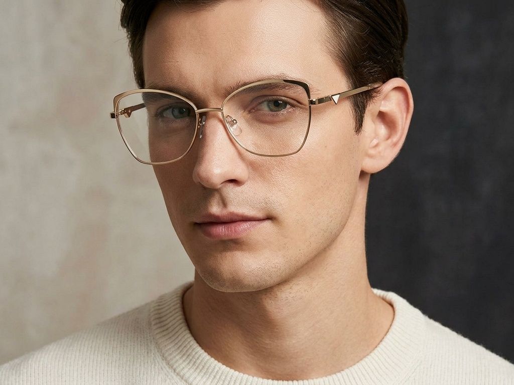 Butterfly Golden Metal Glasses #BS2425-2023