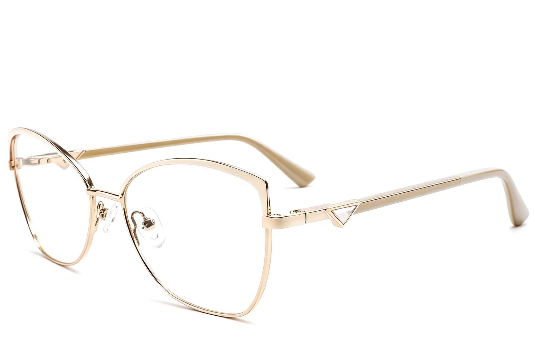 Butterfly Golden Metal Glasses #BS2425-2023