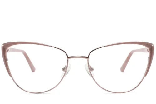 Lunettes papillon en métal marron #BS2425-2025