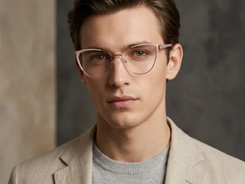Lunettes papillon en métal marron #BS2425-2025