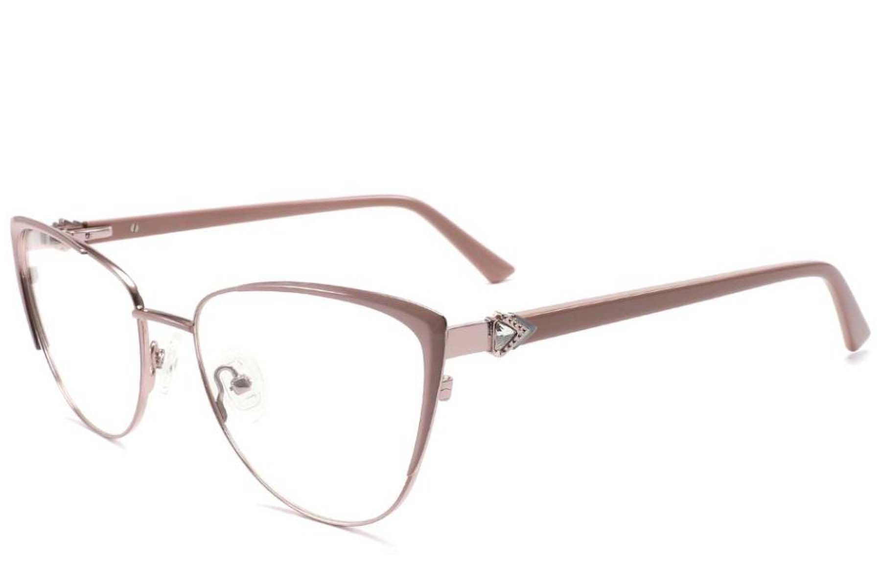 Butterfly Brown Metal Glasses #BS2425-2025