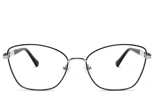 Lunettes papillon en métal noir #BS2425-2026