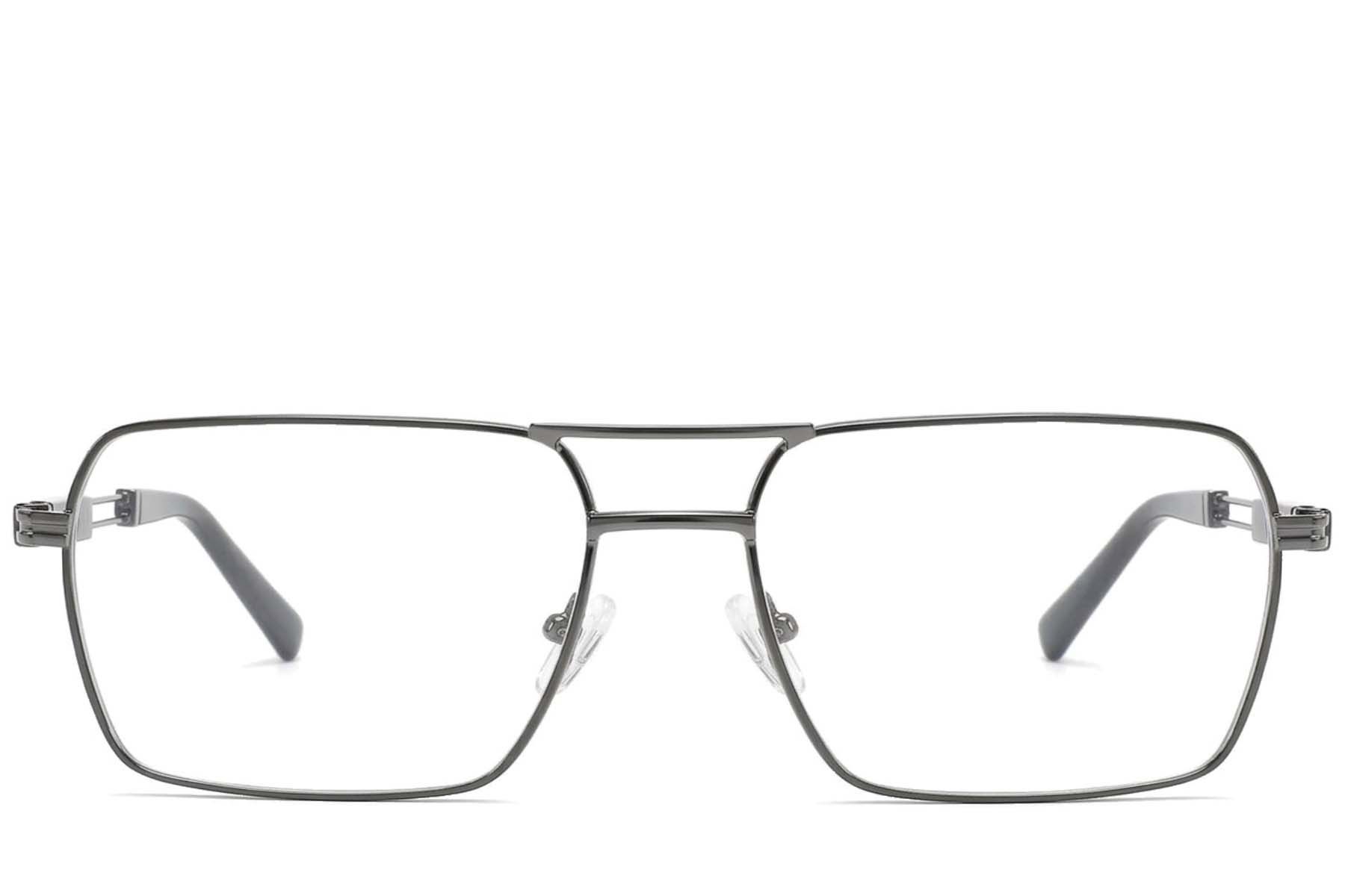 Aviator Grey Metal Glasses #BS2425-2028