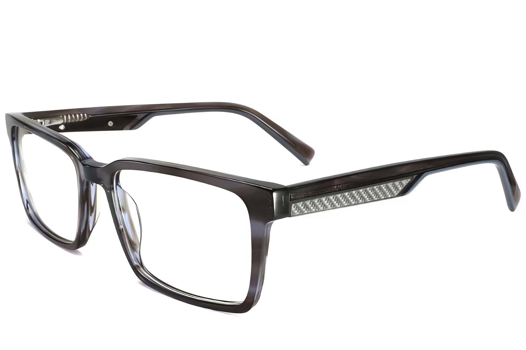 Rectangular Grey Acetate Glasses #BS2425-2032