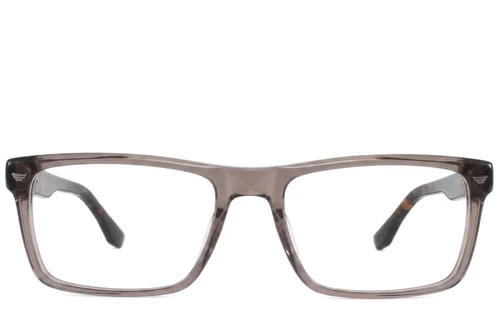Lunettes rectangulaires en acétate brun #BS2425-2033