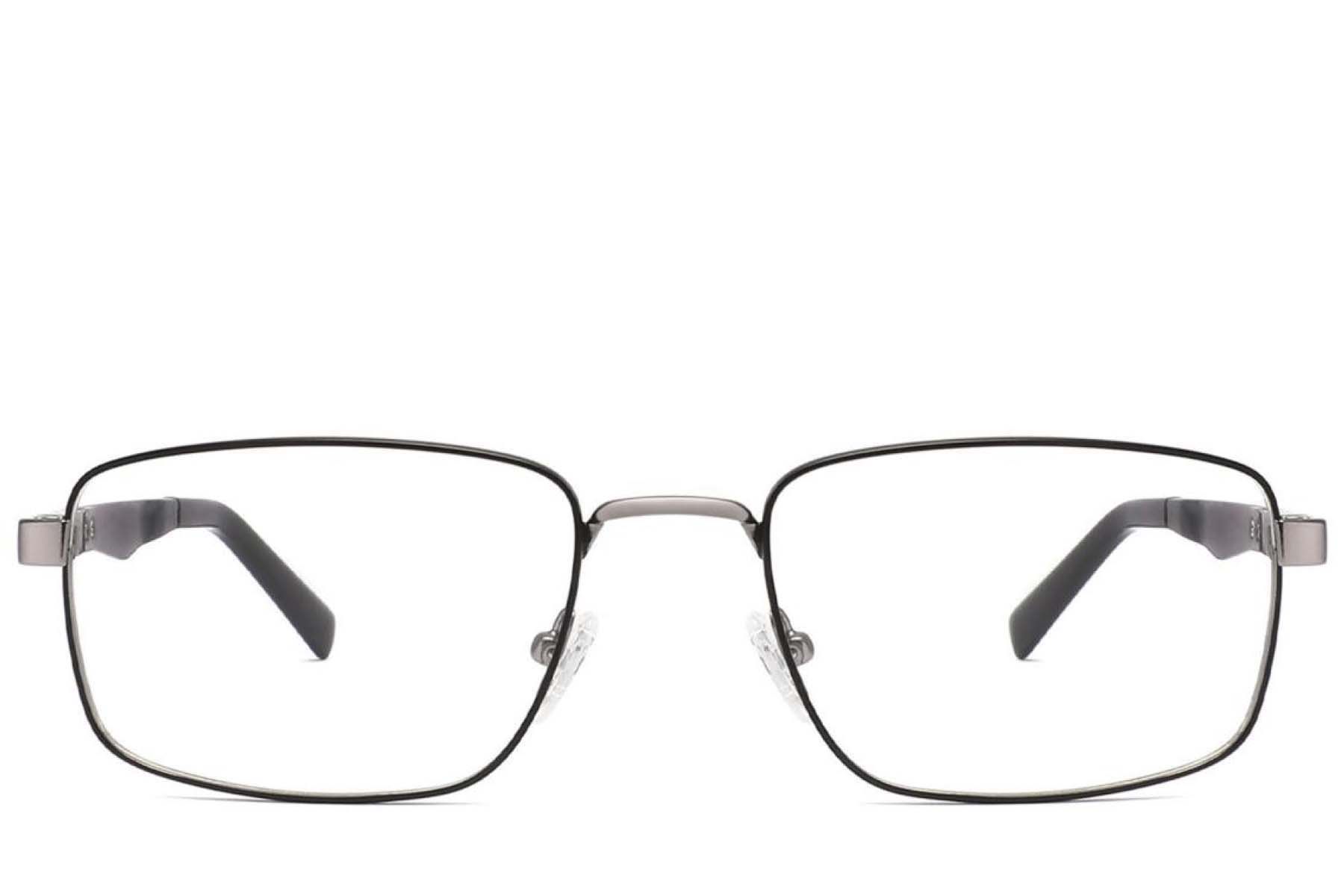 Rectangular Black Metal Glasses #BS2425-2034