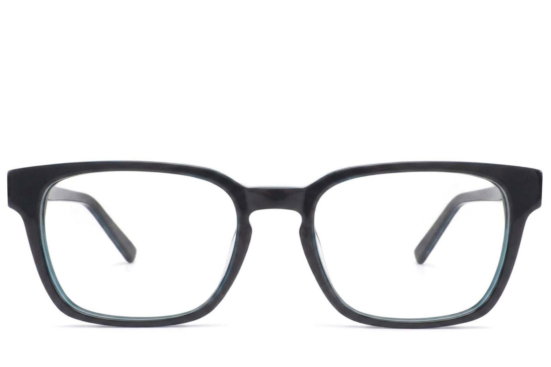 Vasos rectangulares de acetato gris #BS2425-2036