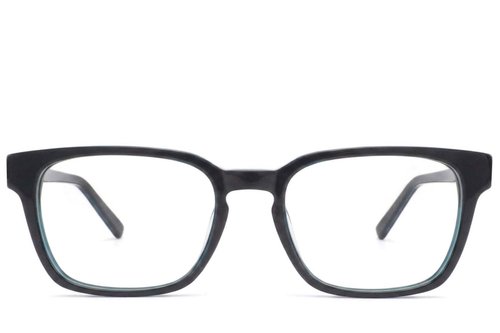 Lunettes rectangulaires en acétate gris #BS2425-2036