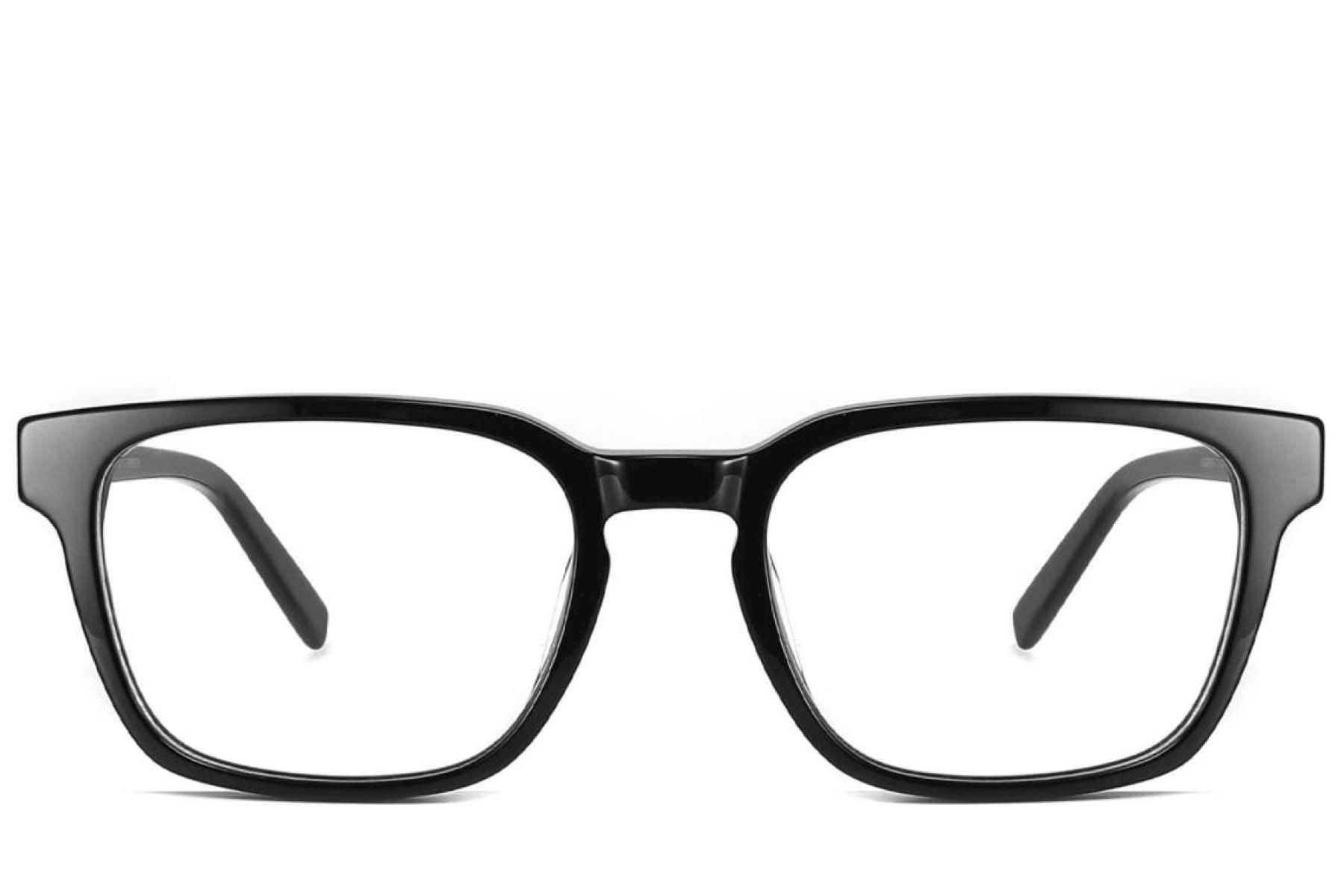 Bicchieri rettangolari in acetato nero #BS2425-2037
