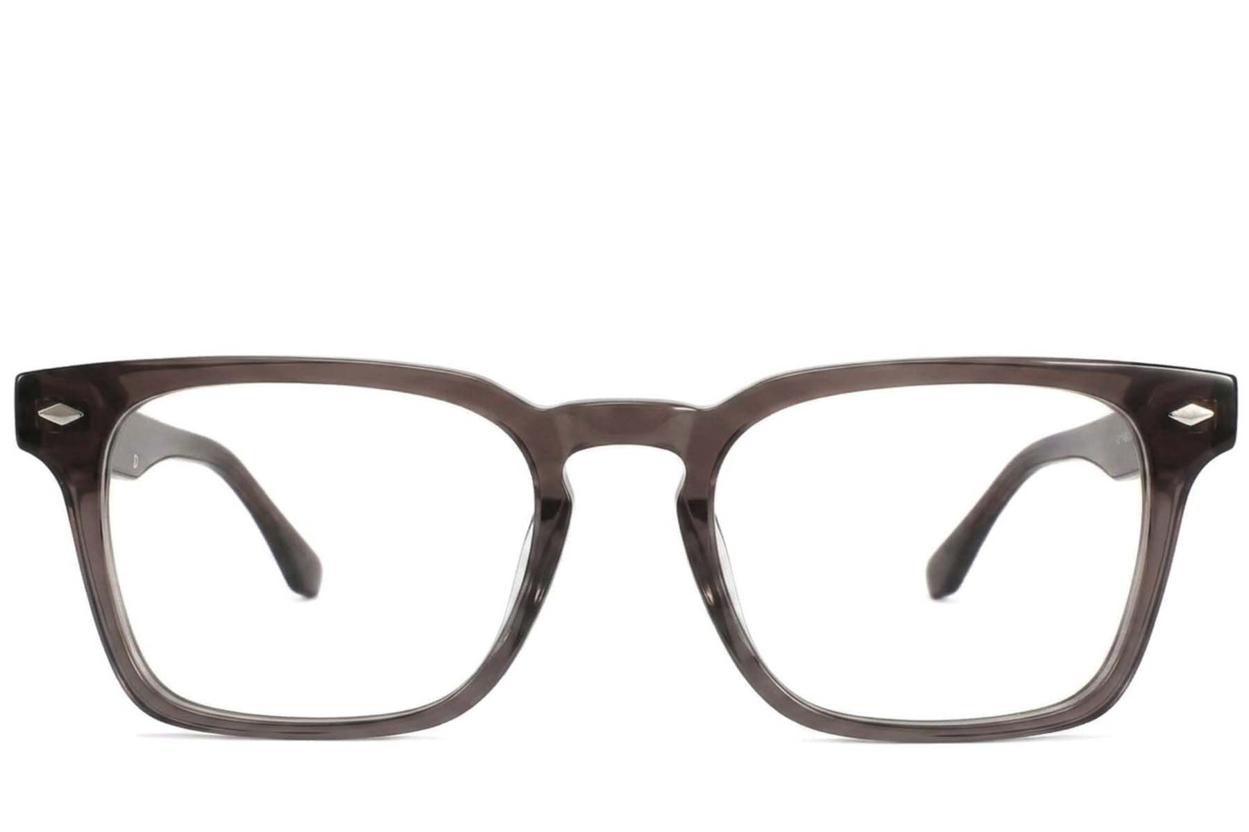 Rectangular Brown Acetate Glasses #BS2425-2038