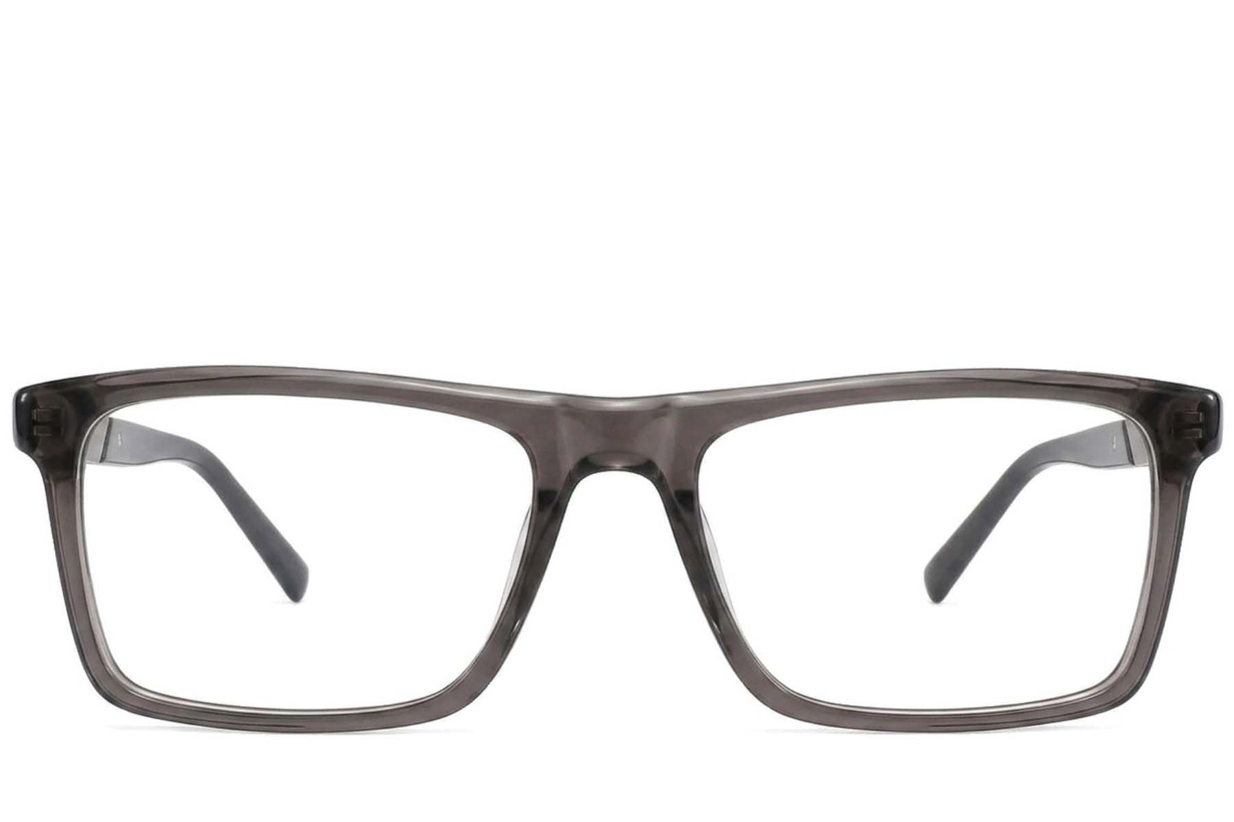 Lunettes rectangulaires en acétate gris #BS2425-2042