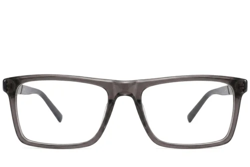 Lunettes rectangulaires en acétate gris #BS2425-2042