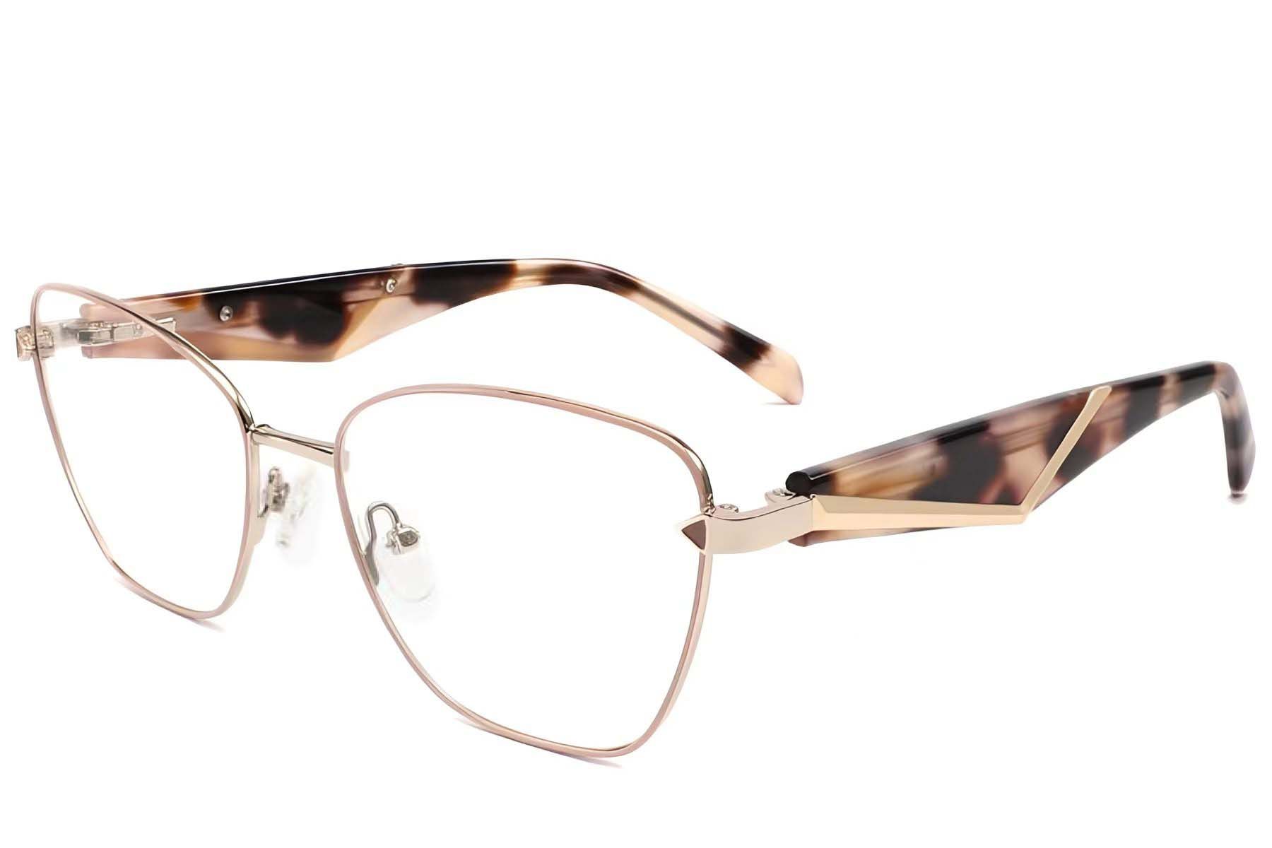 Occhiali in metallo rosa farfalla #BS2425-2052