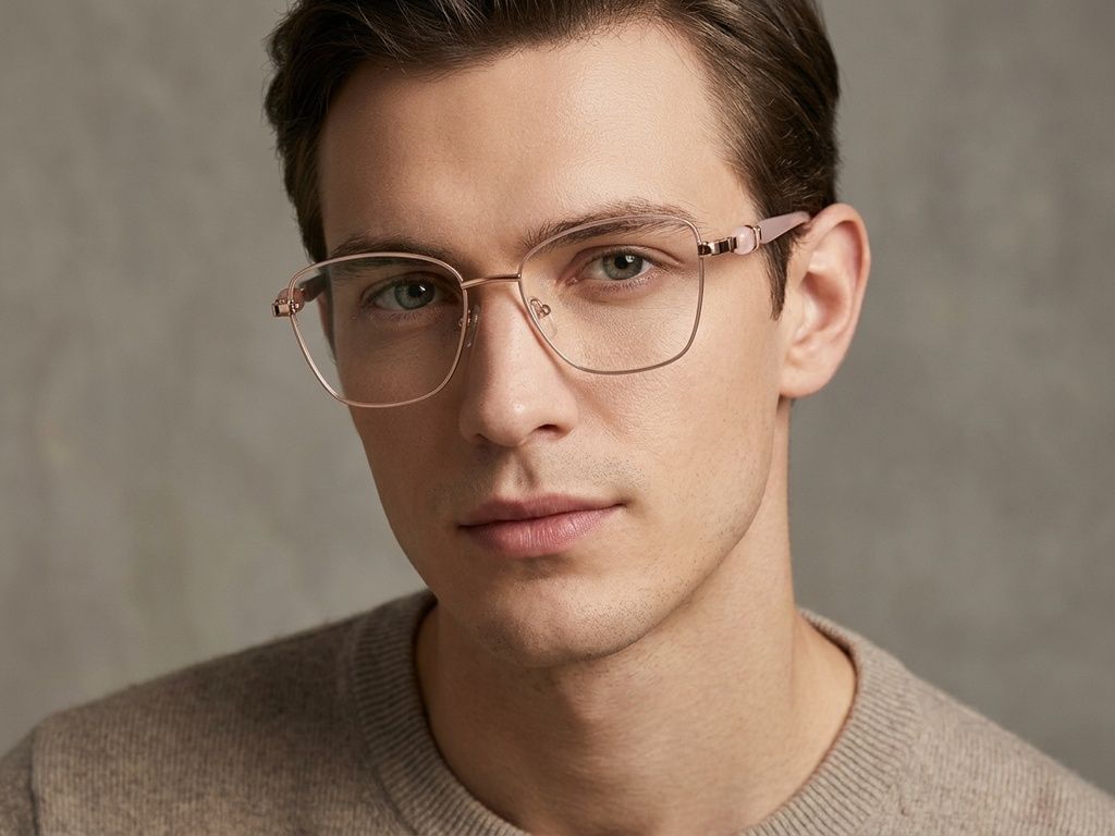 Lunettes papillon roses en métal #BS2425-2060