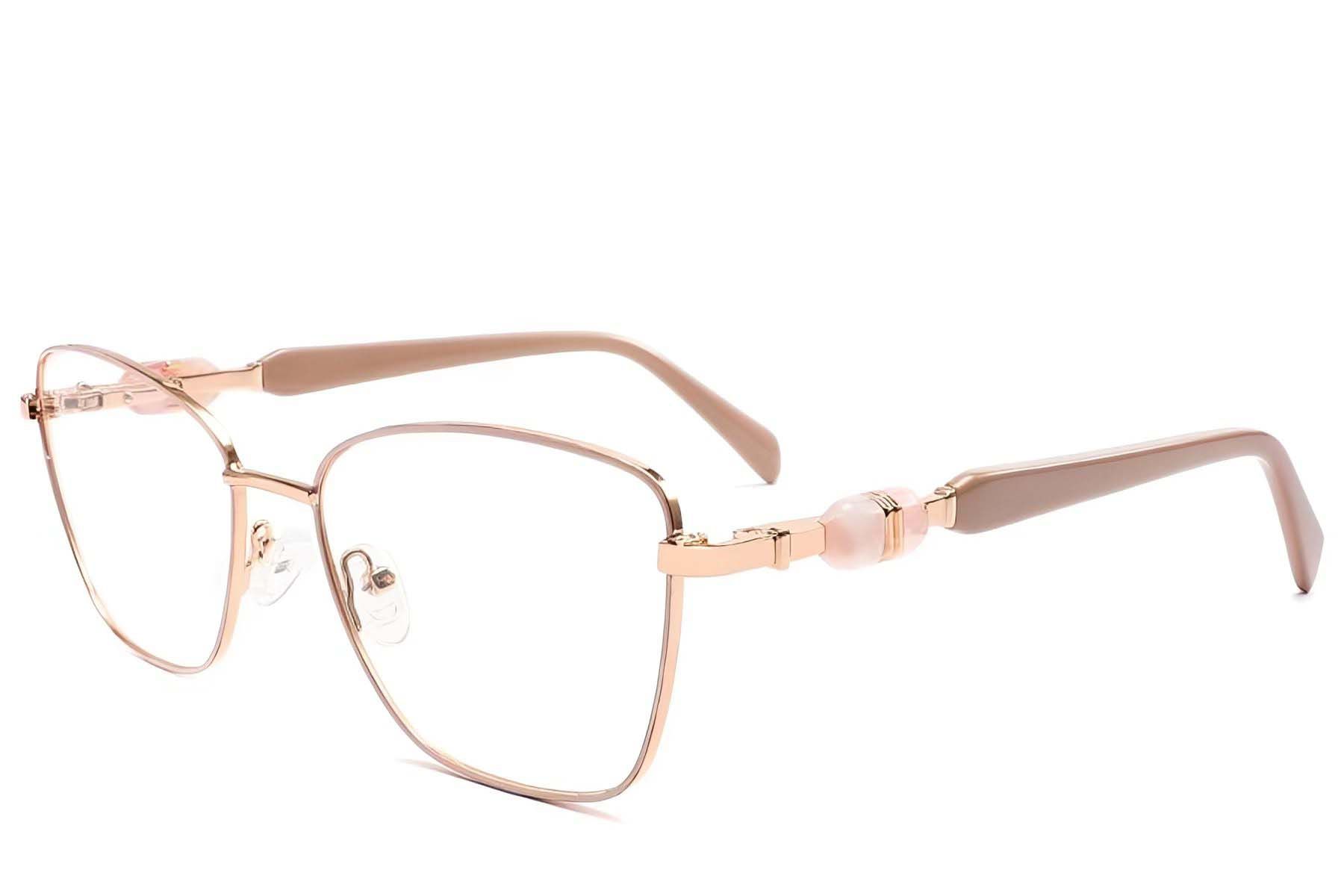 Occhiali in metallo rosa farfalla #BS2425-2060