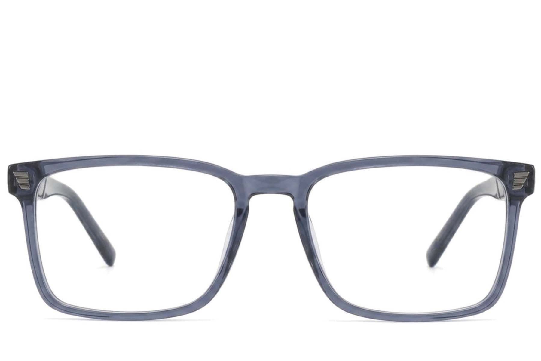 Rectangular Blue Acetate Glasses #BS2425-2067