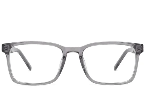 Lunettes rectangulaires en acétate gris #BS2425-2068